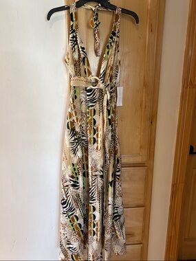 Live 4 Truth Halter Maxi Dress in Green, Tan, Black, White